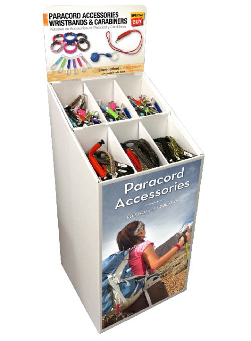 Angle Bin Paracord Display