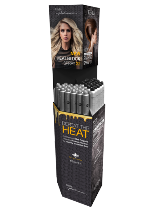 Display Render Hair Product Packaging