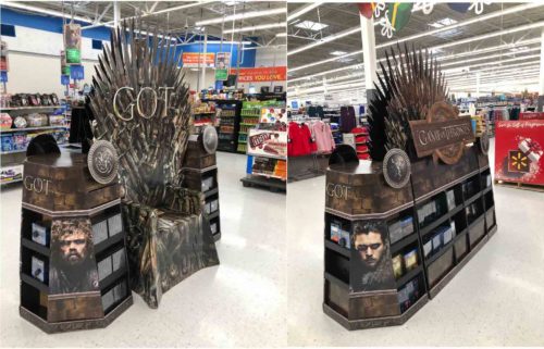 GOT HBO Display in walmart