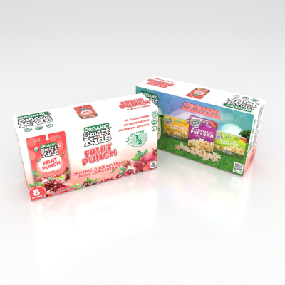 Organic Smart Kids Fruit Punch Packaging